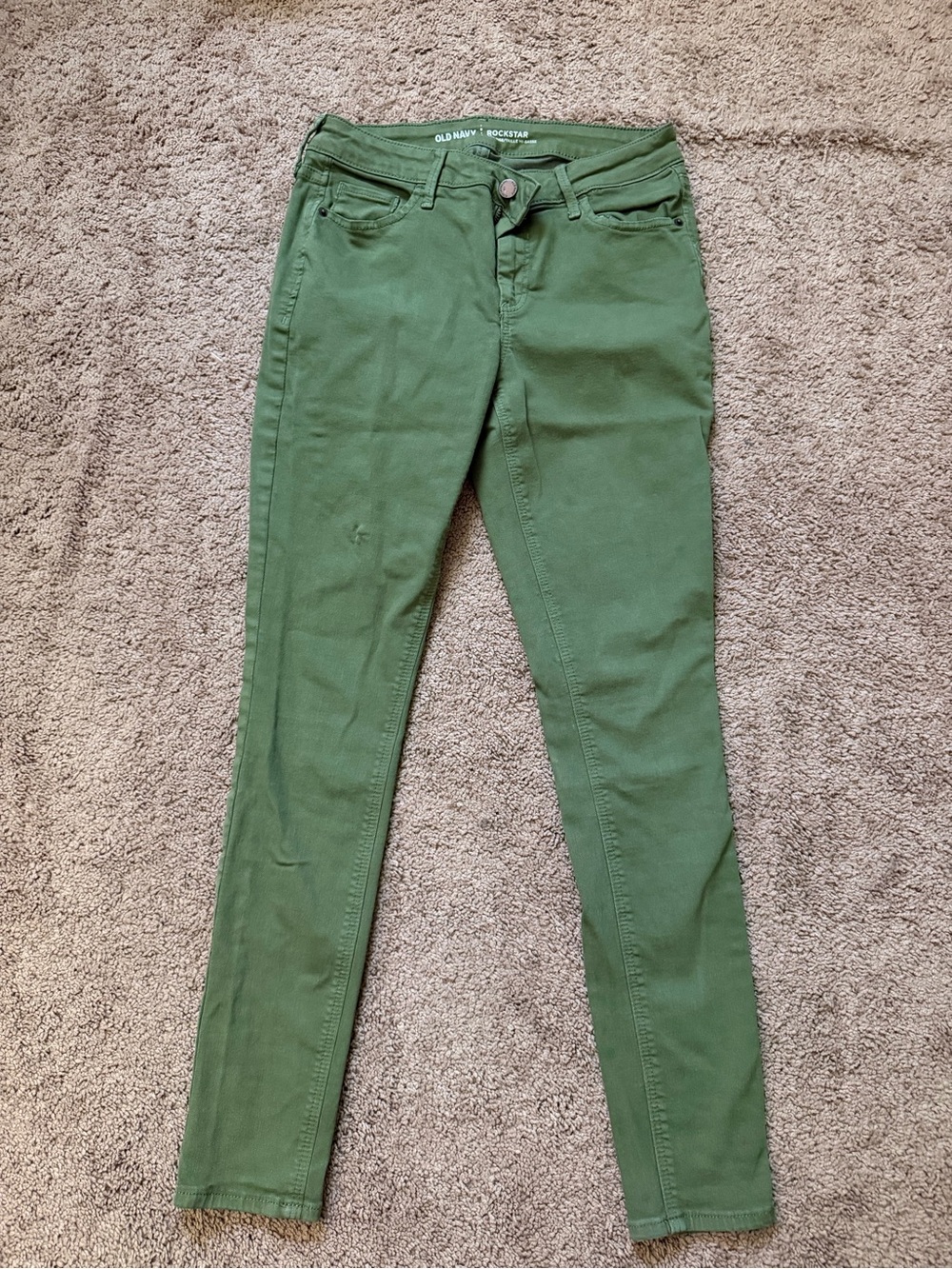 Old Navy Green Skinny Jeans